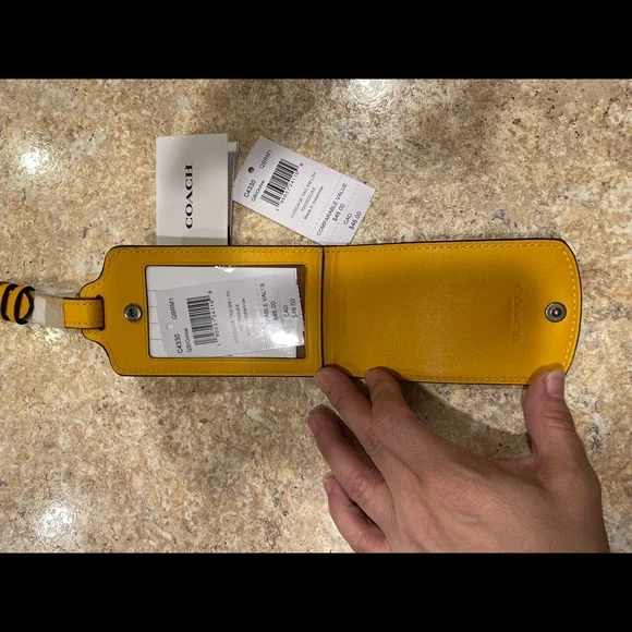 NWT Unisex Coach Luggage Tag - Picture 5 of 7